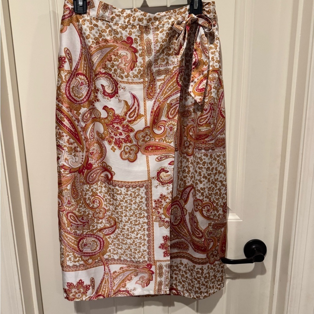 Japna paisley faux wrap skirt - Picture 2 of 5